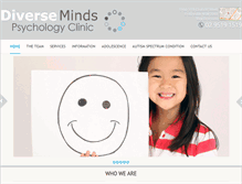 Tablet Screenshot of diverseminds.com.au